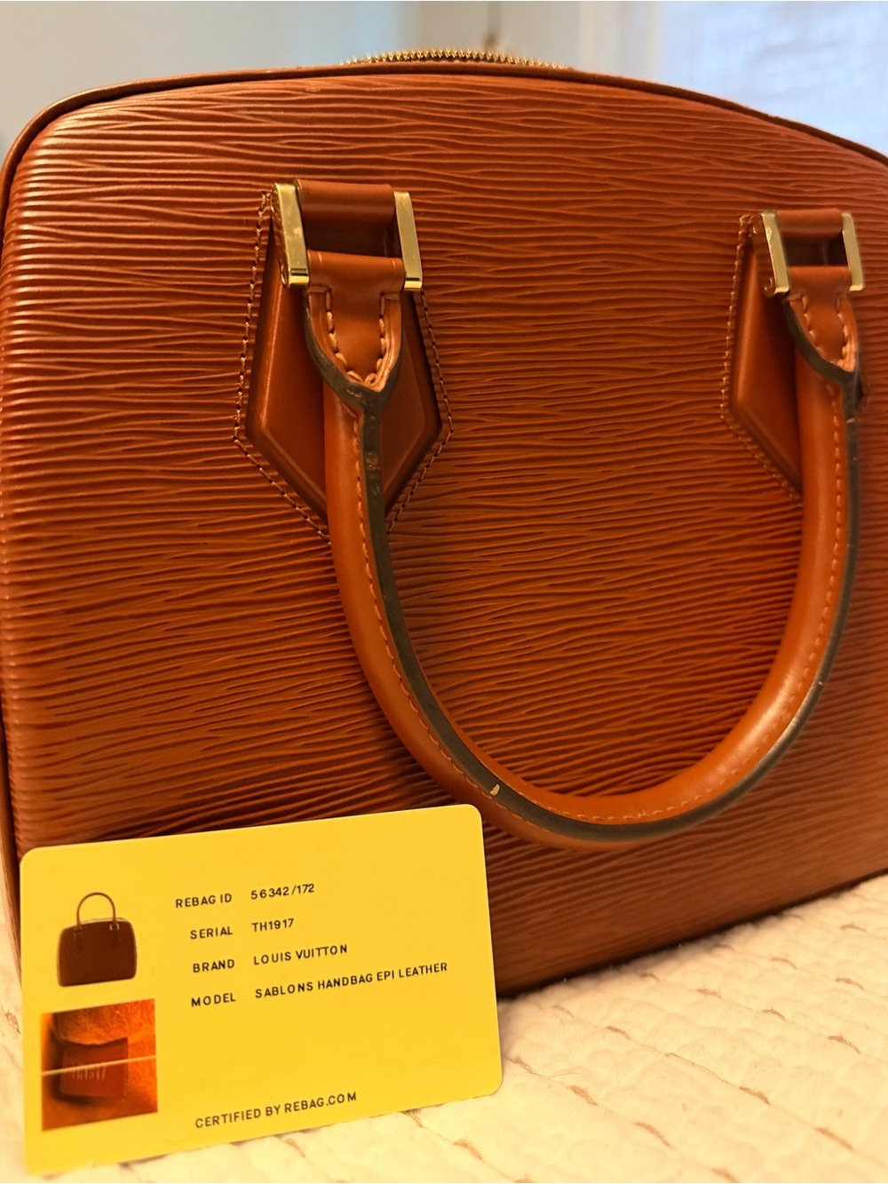 Louis Vuitton Sablons Epi Leather- so cute for fall!!!